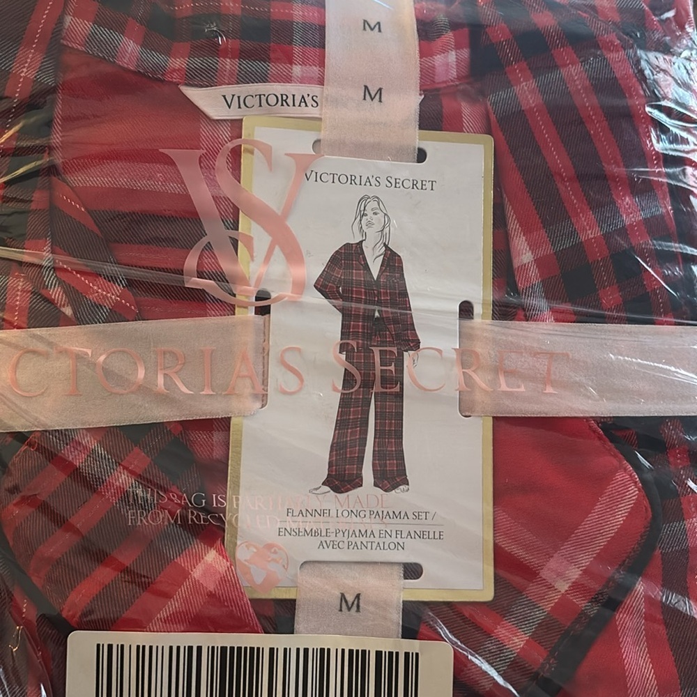 Victoria Secret Flannel Long Pajama Set - Picture 5 of 5
